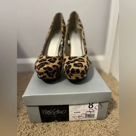 Mossimo Supply Co. Shoes - Mossimo Viviana Platform Heel Leopard Print